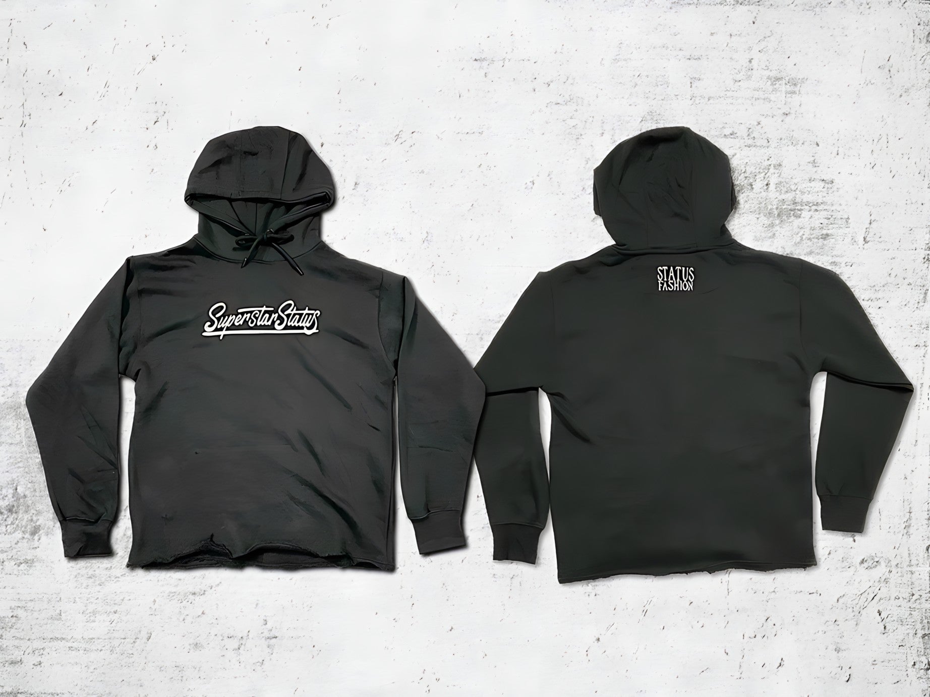 Classic Black Superstar Status Hoodie - Main Image
